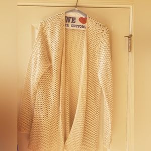 White and silver Tommy Bahama sweater